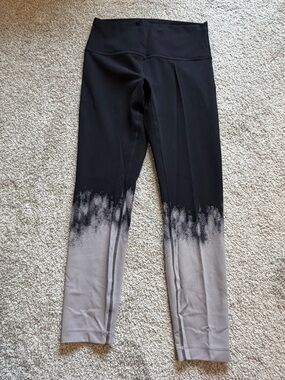 lululemon athletica Wunder Train Black to Gray Ombre High-Rise Leggings